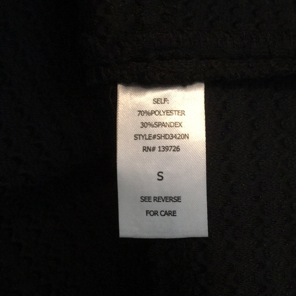 3/$20 Honey Punch Black Dress S - Picture 5 of 6